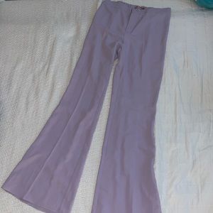 Light Purple Boot Cut Dress Pants